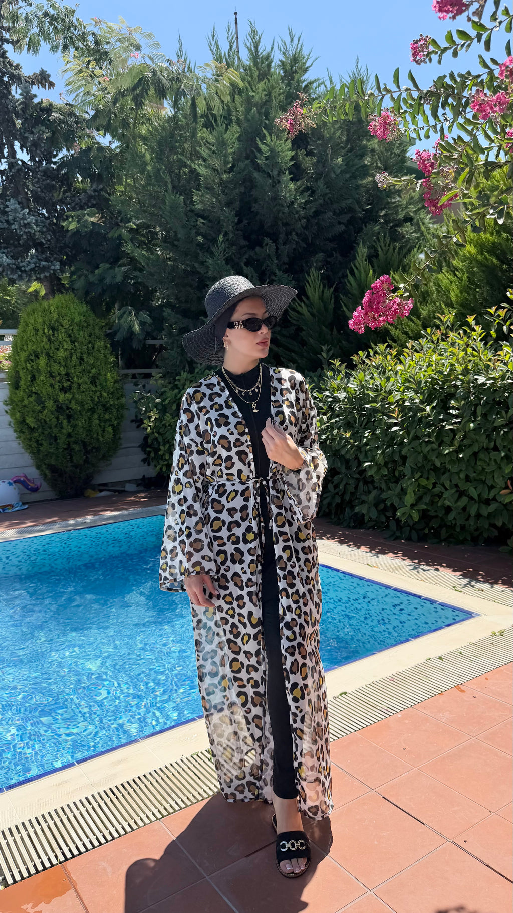 leopar desen pareo